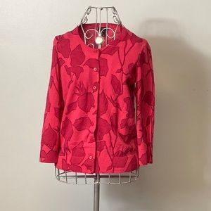 Talbots Sweater Women’s 100% Merino Wool Button Up Cardigan Small